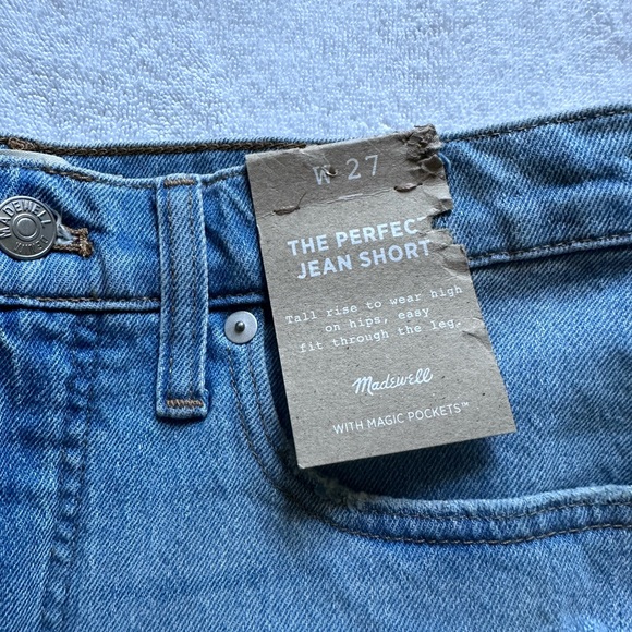 Madewell Light Blue Jean Shorts - Picture 4 of 6